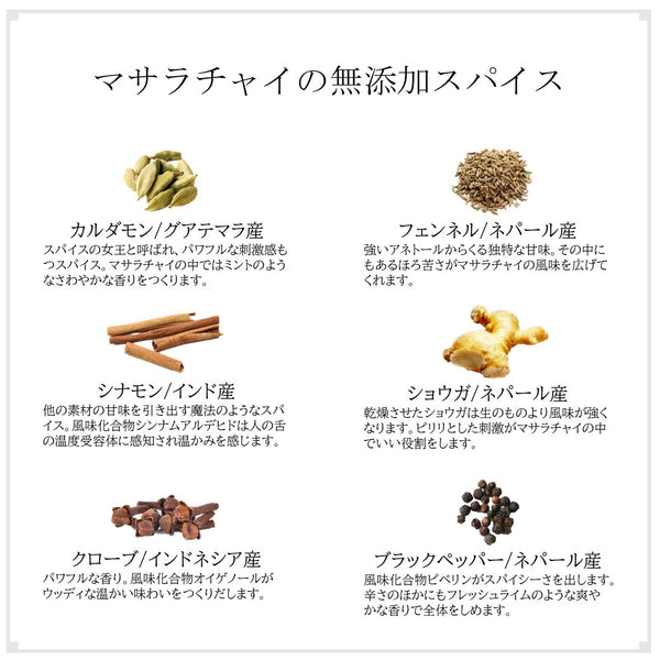 マサラチャイ ティーバッグ 45g(3g×15包)